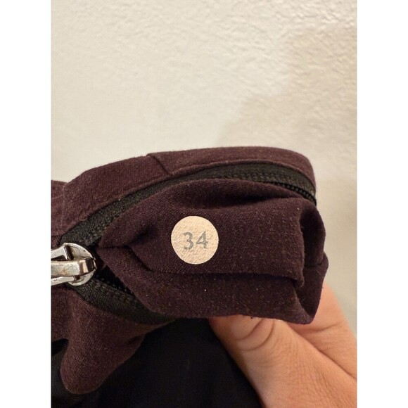 Lululemon Shorts Mens 34 Purple Chino Flat Front 11" Stretch Golf Zip Pocket - Picture 5 of 5